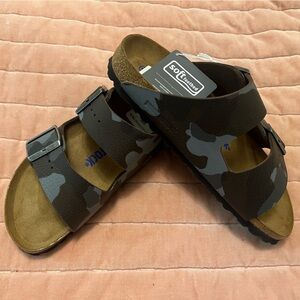 NWT Birkenstocks camo size 37